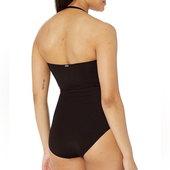 NEW Anne Cole Twist Front Shirred One Piece Swimsuit - Picture 2 of 10